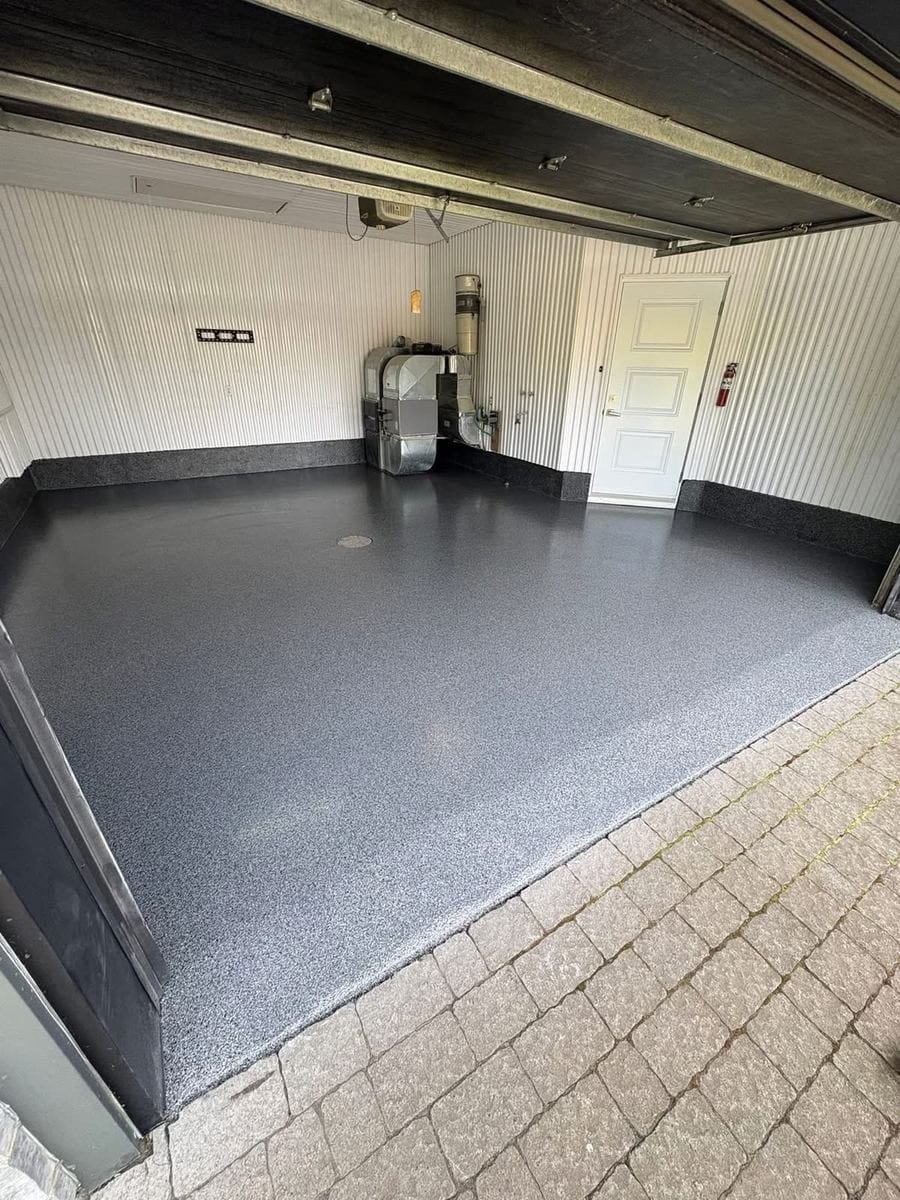 Garage — flocons gris