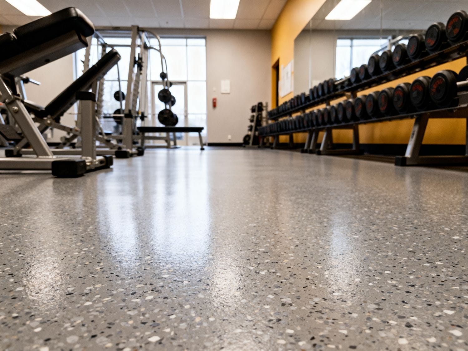 Gym — flocons gris